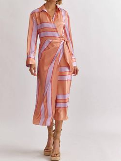 Style 1-3958706073-3011 entro Orange Size 8 V Neck Lavender Peach Cocktail Dress on Queenly