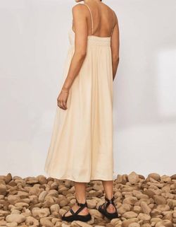 Style 1-4042697289-3471 Sancia Nude Size 4 Square Neck Spaghetti Strap Cocktail Dress on Queenly