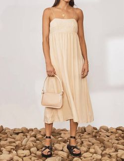Style 1-4042697289-3471 Sancia Nude Size 4 Square Neck Spaghetti Strap Cocktail Dress on Queenly