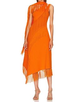 Style 1-4055432432-3011 cult gaia Orange Size 8 Free Shipping Cocktail Dress on Queenly