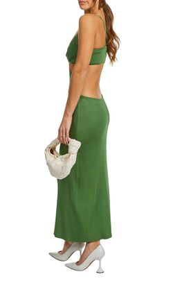 Style 1-4148598143-3011 cult gaia Green Size 8 Polyester Tall Height Free Shipping Straight Dress on Queenly