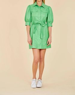 Style 1-4151501222-2696 DOLCE CABO Green Size 12 Long Sleeve Sleeves Pockets Cocktail Dress on Queenly