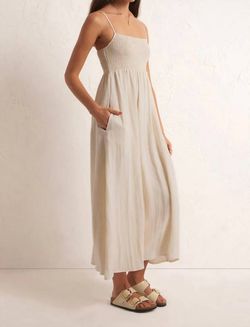 Style 1-4218249857-2696 Z Supply Nude Size 12 Floor Length Tall Height Straight Dress on Queenly