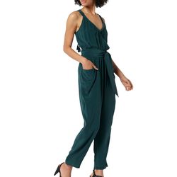 Style 1-611274713-3236 Joie Green Size 4 Pockets Jumpsuit Dress on Queenly