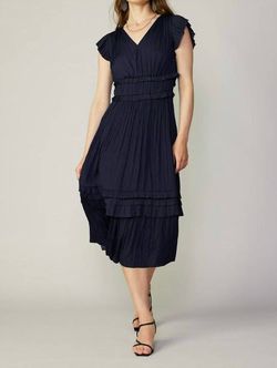 Style 1-630282337-2901 current air Blue Size 8 Navy Sleeves Cocktail Dress on Queenly
