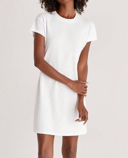 Style 1-653942080-2901 Z Supply White Size 8 Sleeves Jersey Cocktail Dress on Queenly