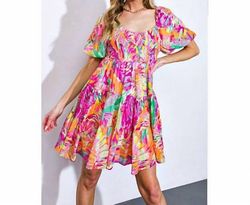 Style 1-813243613-2696 FLYING TOMATO Pink Size 12 Plus Size Free Shipping Casual Sleeves Cocktail Dress on Queenly