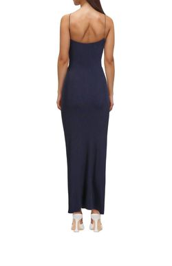 Style 1-81767181-3775 cult gaia Blue Size 16 Tall Height Free Shipping Plus Size Spaghetti Strap Straight Dress on Queenly