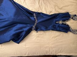 Mac Duggal Blue Size 2 Short Height 50 Off Floor Length Mermaid Dress on Queenly
