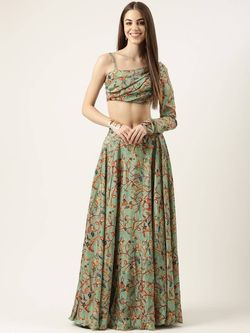 Ethnovog Multicolor Size 12 Floor Length Plus Size A-line Dress on Queenly