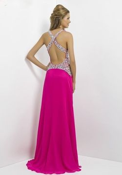 Blush Prom Pink Size 2 Floor Length Tulle Prom Jewelled A-line Dress on Queenly