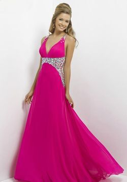 Blush Prom Pink Size 2 Floor Length Prom Jewelled A-line Dress on Queenly