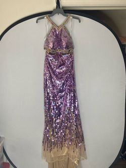 Sherri Hill Multicolor Size 10 Floor Length Free Shipping A-line Dress on Queenly