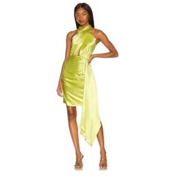 Style E4112128 Elliatt Green Size 4 Holiday Ball Cocktail Dress on Queenly
