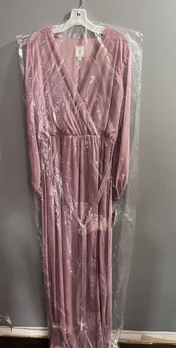 Db studios Pink Size 12 Plus Size Jersey A-line Dress on Queenly