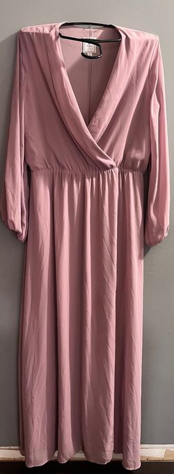 Db studios Pink Size 12 Plus Size Jersey Medium Height Short Height A-line Dress on Queenly