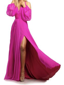Johnathan Kayne Pink Size 2 Floor Length Straight Dress on Queenly