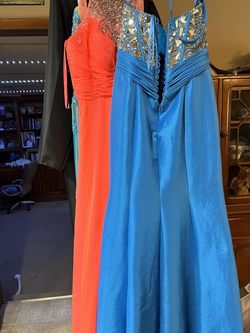Night Moves  Blue Size 12 Floor Length Mermaid Dress on Queenly