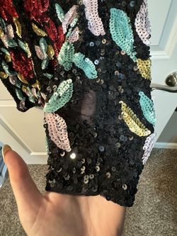 Mac Duggal Multicolor Size 2 Jersey 50 Off Cocktail Dress on Queenly