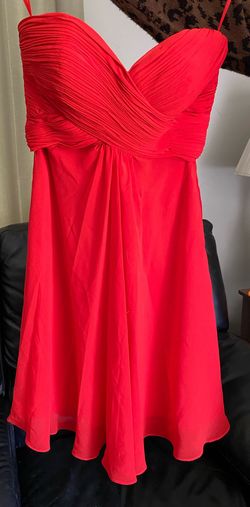 Style 7420 Faviana Red Size 0 Sorority Formal Short Height Cocktail Dress on Queenly