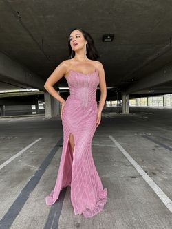 Portia and Scarlett Light Pink Size 2 Prom Military Straight Dress on Queenly