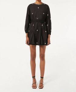 Style 1-1095184989-149 RHODE Black Size 12 Summer Sleeves Cocktail Dress on Queenly