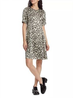 Style 1-1227344901-1498 ATM Brown Size 4 Silk Mini Cocktail Dress on Queenly