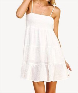 Style 1-1250605557-74 PINCH White Size 4 Tall Height Sorority Rush Sorority Casual Cocktail Dress on Queenly