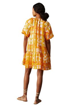 Style 1-1291680709-70 Marie Oliver Yellow Size 0 Summer Silk 1-1291680709-70 Cocktail Dress on Queenly