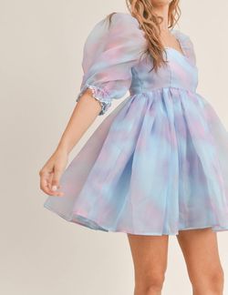 Style 1-1426275896-74 MABLE Blue Size 4 1-1426275896-74 Free Shipping Cocktail Dress on Queenly