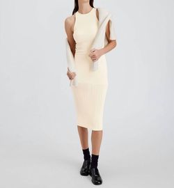 Style 1-1536084102-74 SOLID & STRIPED Nude Size 4 Free Shipping Cocktail Dress on Queenly