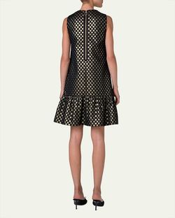 Style 1-1675768661-1901 AKRIS PUNTO Gold Size 6 Free Shipping Mini Cocktail Dress on Queenly