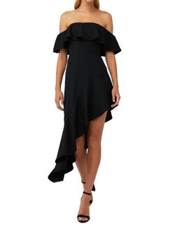 Style 1-173542868-70 Amanda Uprichard Black Size 0 1-173542868-70 Cocktail Dress on Queenly