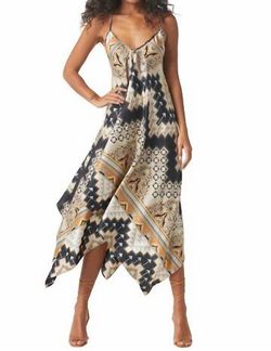 Style 1-1789922937-74 Misa Los Angeles Gold Size 4 Print Free Shipping Mini Cocktail Dress on Queenly