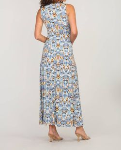 Style 1-1849854320-70 Veronica M Blue Size 0 Tall Height Polyester Free Shipping Straight Dress on Queenly
