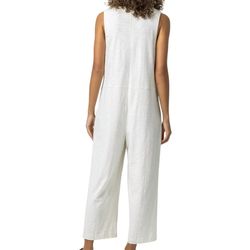 Style 1-2077253054-70 Lilla P White Size 0 Pockets Free Shipping Tall Height Jumpsuit Dress on Queenly