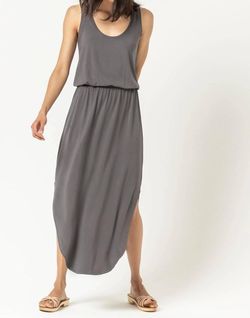 Style 1-2173090367-149 Lilla P Gray Size 12 Side Slit Spandex Jersey Plus Size Cocktail Dress on Queenly