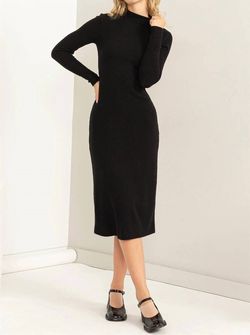 Style 1-2261398155-149 HYFVE Black Size 12 Polyester High Neck Plus Size Cocktail Dress on Queenly