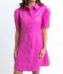 Style 1-2274723526-74 Karlie Pink Size 4 1-2274723526-74 High Neck Mini Cocktail Dress on Queenly