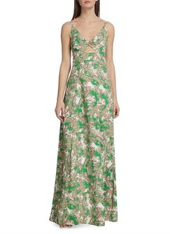 Style 1-2301871667-425 L'Agence Green Size 8 Spaghetti Strap Polyester Free Shipping Tall Height Straight Dress on Queenly