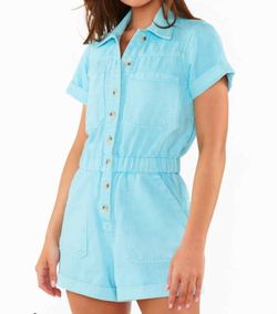 Style 1-2623193637-70 Show Me Your Mumu Blue Size 0 Pockets Jumpsuit Dress on Queenly