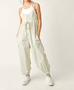 Style 1-2649809909-149 Free People White Size 12 Bridal Shower Jumpsuit Dress on Queenly