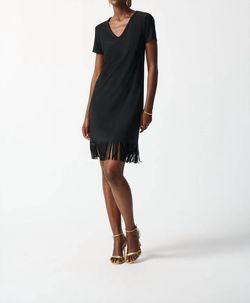 Style 1-2774907638-1498 Joseph Ribkoff Black Size 4 Speakeasy Cocktail Dress on Queenly
