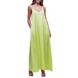 Style 1-3034313561-70 L'Agence Green Size 0 Pockets Straight Dress on Queenly