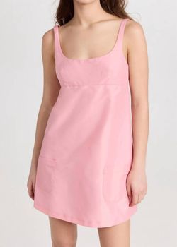 Style 1-3069526815-70 Amanda Uprichard Pink Size 0 Square Neck Sorority Rush Summer Pockets Cocktail Dress on Queenly