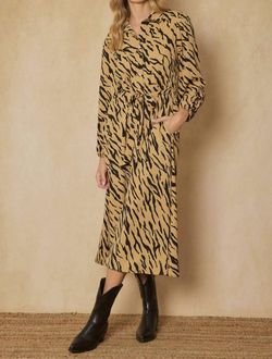 Style 1-3254165950-74 entro Brown Size 4 Free Shipping Long Sleeve Straight Dress on Queenly