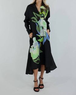 Style 1-3510476784-74 Psophia Black Size 4 Print Tall Height Cocktail Dress on Queenly