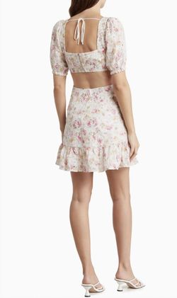 Style 1-3630015749-149 ASTR Pink Size 12 Sweetheart Floral Mini Cocktail Dress on Queenly