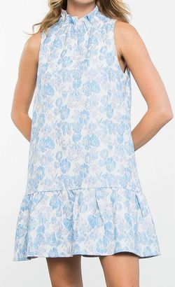 Style 1-371937362-149 THML Blue Size 12 Halter Cocktail Dress on Queenly