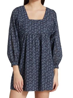 Style 1-3754455864-892 Joie Blue Size 8 Sleeves Cocktail Dress on Queenly